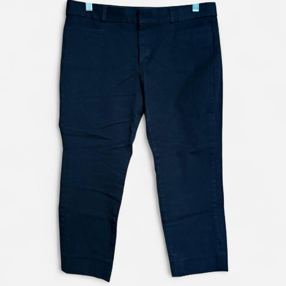 BUNDLE OF 3: Banana Republic Women’s Sloan Fit Cropped Pants Navy, Black, &Olive - Picture 5 of 8